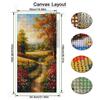 Rural Landscape House Large Size Diamond Painting New Collection Scenery Diy Full Drill Rhinestone Embroidery Mosaic Cross Stitch Kits