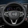 Leather Car Steering Wheel Cover for Honda CRV Ridgeline HRV Prologue URV Accord ZRV Odyssey WRV BRV Accord Pilot Fit Passport