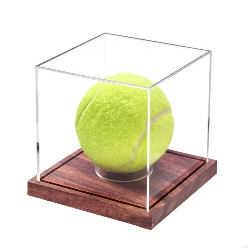 Transparent Baseball Box Quality Acrylic Baseball Holder Baseball Display Case  Golf Tennis Ball