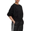 Adidas Originals Sweatshirts Women's Black Crew Neck Moderate Regular H20431