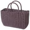 Murataya Vinyl P.P. Jumbo Korgväska, Brun, Ca. 44 x 16 x 32cm (Ungefär. 48cm till handtag), 9683