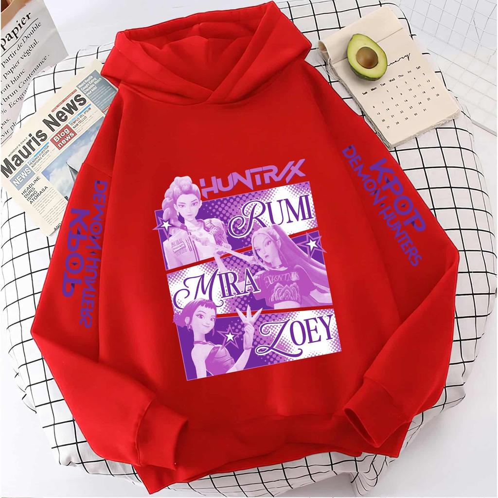 Hoodies Modische Cartoon-bedruckte Sweatshirts Pullover Niedliche langärmlige Mädchen-Cartoon-Hoodies Sportbekleidung