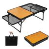 Lixada Folding Camping Table Outdoor Picnic Cooking Station Food Prep Table