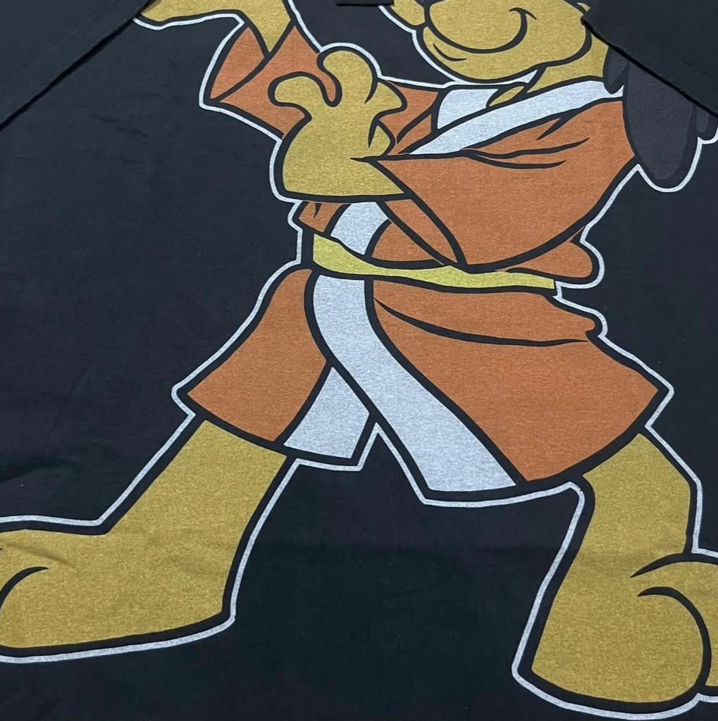 1993 Hong Kong Phooey Karate Cartone Animato Vintage Maglietta a Punto Singolo Uomo Donna Top STAMPA RIPRODOTTA