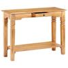 Table console - vidaXL - 100x40x76 cm - Bois d'acacia massif - Finition laquée - Rustique
