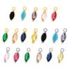 18K Gold-Plated Zircon Marquise Pendant DIY Jewelry Materials