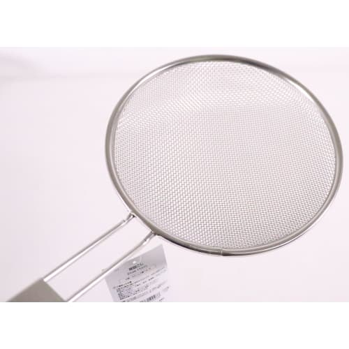 Three Snow Back Fat Strainer, 21cm, 18-8 Stainless Steel, Commercial Grade, Tsubame-Sanjo, Made in Japan, Three Snow Shinetsu Works, 10028