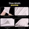 White Polyester Etiquette Gloves for Traffic Police and Reception Performance
