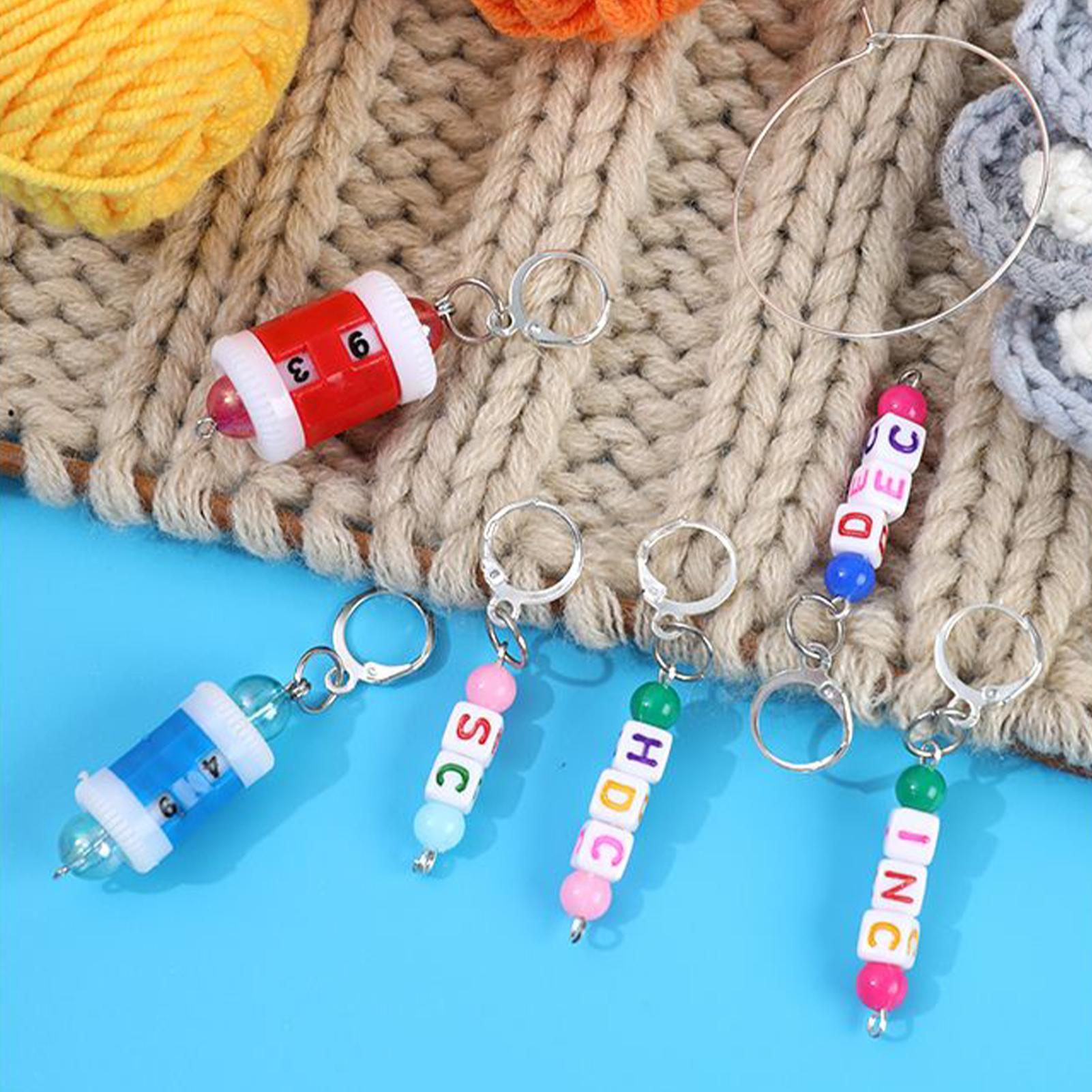 

Crochet Markers Row Counters for Crocheting 12 Pieces Sewing Marking Tool for Fabric Clothing Scrapbooking Keychain Necklace China Mainland