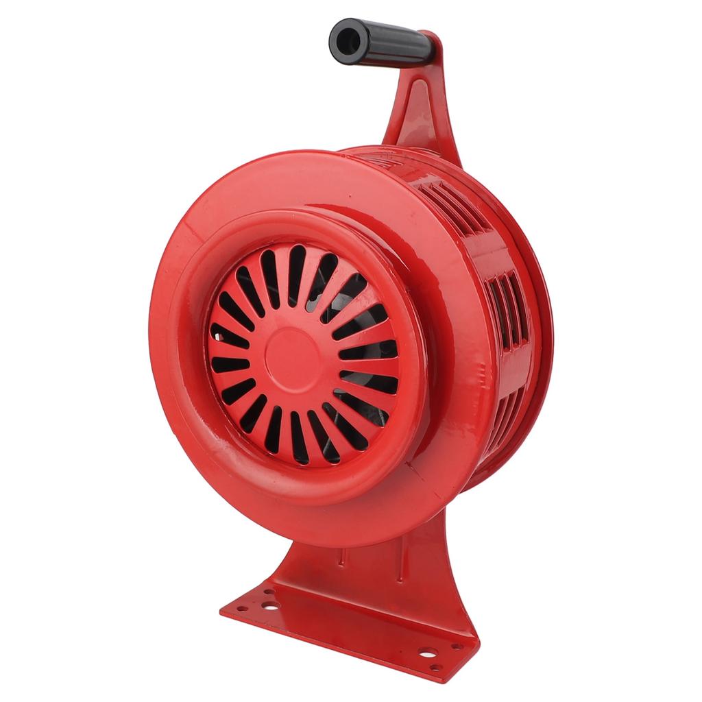 Handkurbelsirene, 125 dB, laut, einstellbare Lautstärke, wasserdicht, Aluminiumlegierung, manuell betriebener Tonalarm