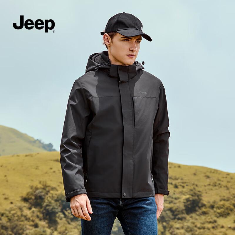 JEEP Men's Windproof Waterproof Outdoor Jacket