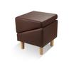 Safety Foldable 2-in-1 Dog Stairs Solid Wood Removable Pet Steps Non-Slip Waterproof Pet Ladder for Elderly Dogs