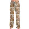 Modische lockere Freizeit-Hose für Damen mit Easter-Cartoon-Print