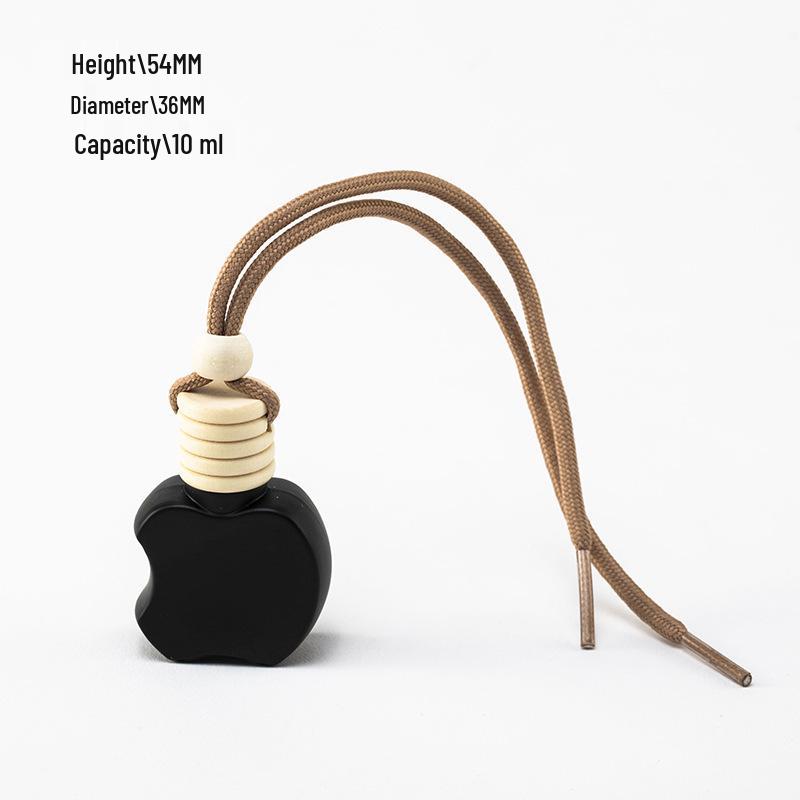 Car Hanging Perfume Glass Bottle - Air Freshener Ornament & Refillable Fragrance Pendant