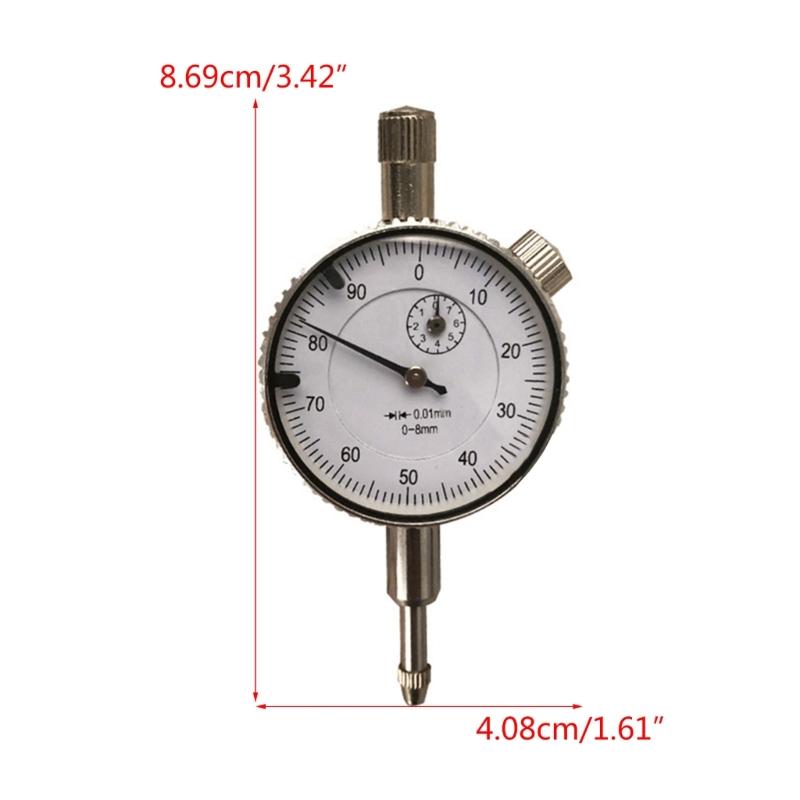 Electronic Digital Dial Indicator 8mm/3'' Digital ProbeIndicator Dial Test Gauges Highs Resolution 0.01mm/0.0005"