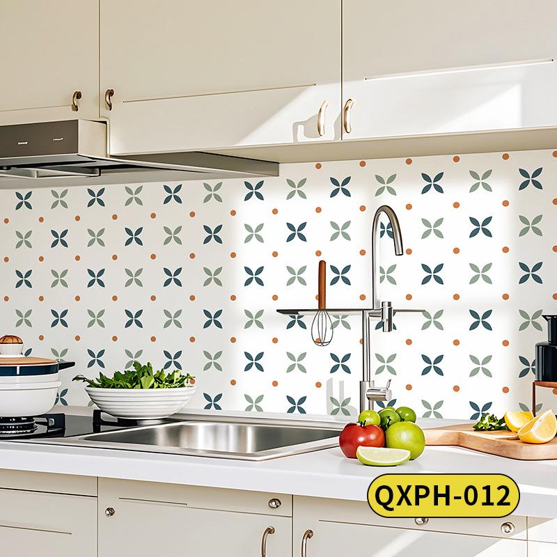 Selbstklebende Wandaufkleber und Wandbilder, Wasserdichte Keramik-ähnliche Oberfläche, Geeignet für Heimdekoration, Wohnzimmer, Küche, Wände und Badezimmer.