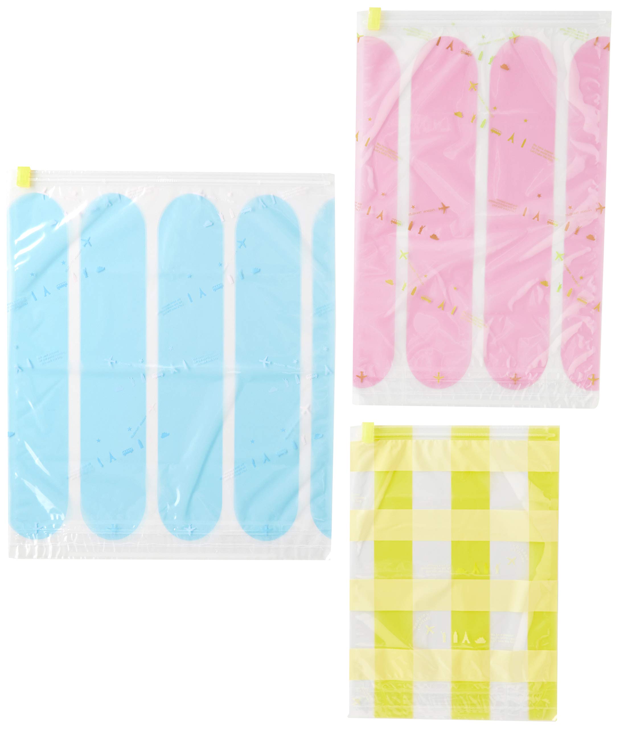 

Компрессионный пакет 3 шт. 50 см прозрачный [Tabitomo]