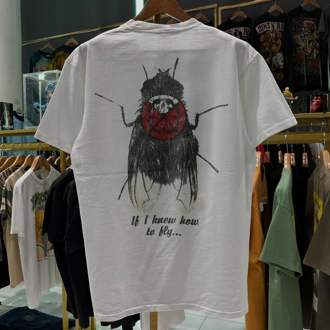 1996 Life Of Agony If I Knew How To Fly Promo T-Shirt White XXL 2XL