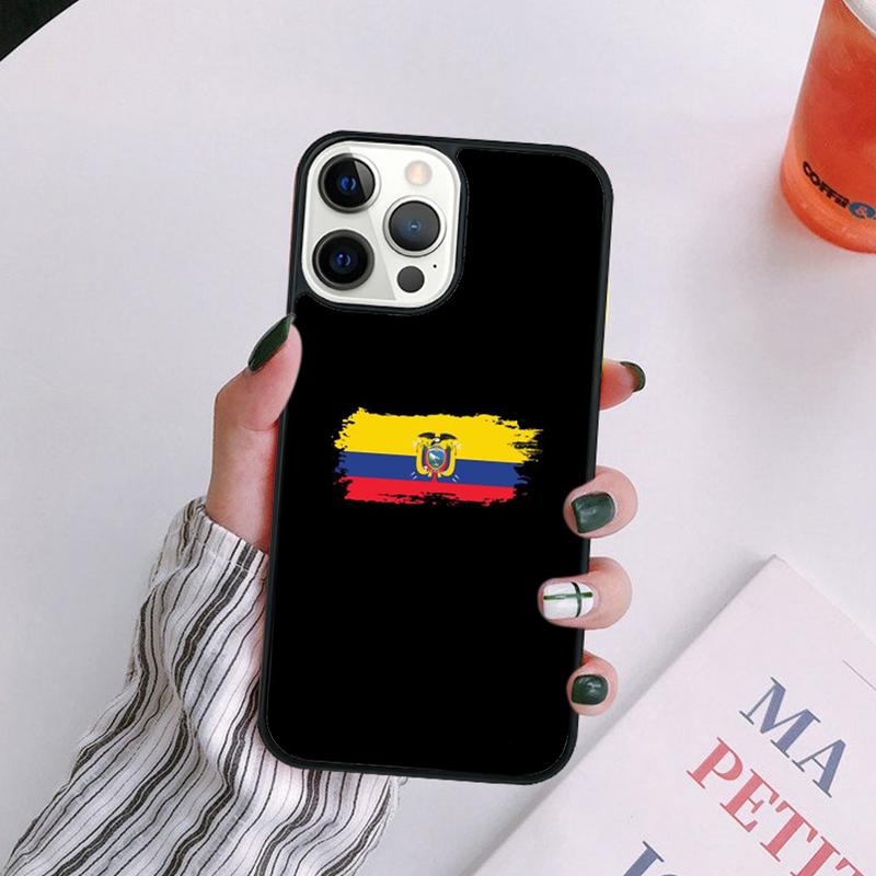 Custodia per Telefono Bandiera dell'Ecuador Per iPhone 17 Air 14 13 12 16Pro Max 15 11 Plus Max Cover Shell coque