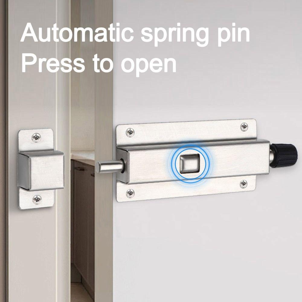 With Screws Window Catch Lock Spring Lock Latch Catch Tower Bolt  Garden Gate Shed Sliding Door