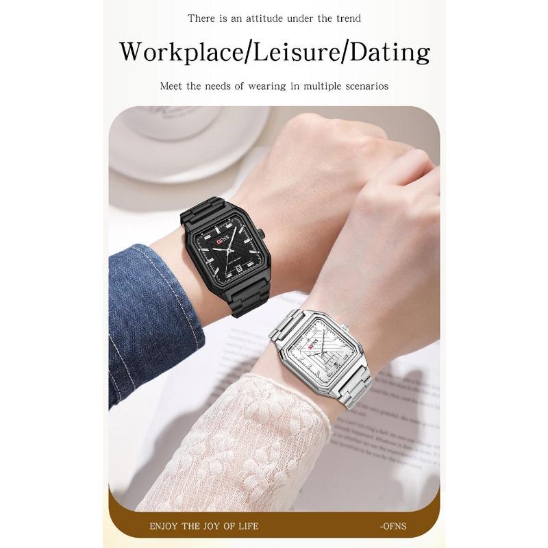 Luxury Original Ladies Watch Luminous Waterproof Date Woman Wristwatch Stainless Steel Women Quartz Watches Female
