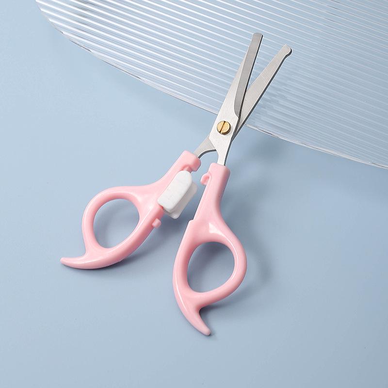 Children's Home Haircutting Scissors Set with Thinning and Flat Cut Tools for Babies and Infants