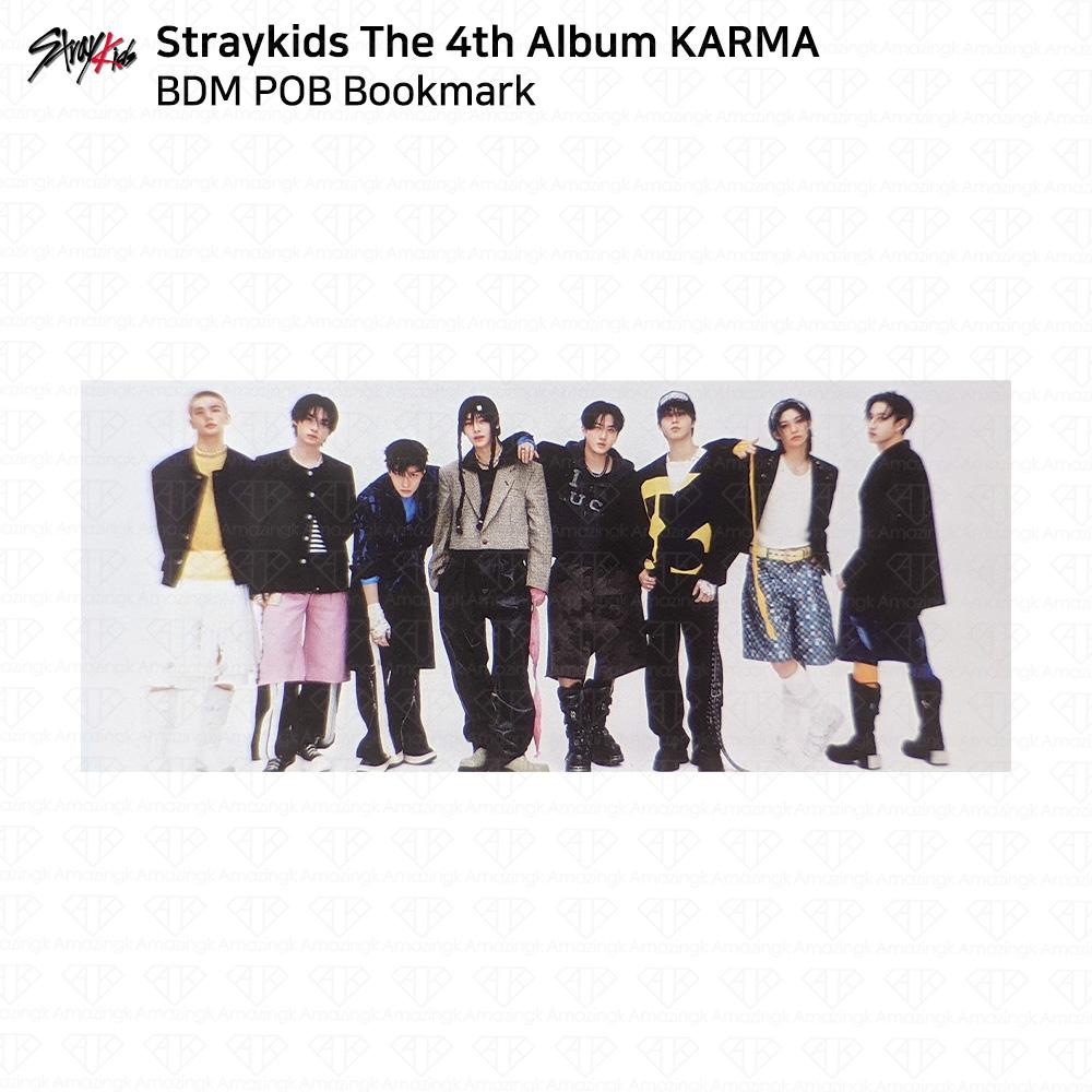 

Stray Kids 4-й альбом Karma BDM POB Фотокарточка KPOP K-POP SKZ Benefit Bookmark