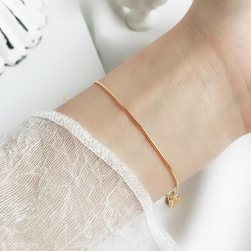 

Pio Bracelet Women Girlfriend Neat Thread Accessory Silver