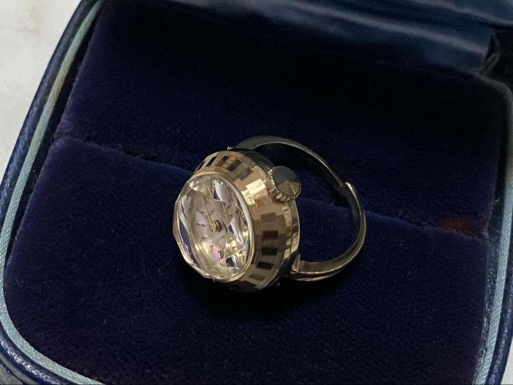 [USED] Beautiful working Seiko Ring Watch/Seiko mechanical ring watch