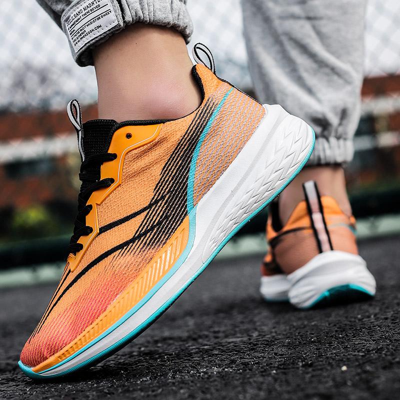 YRZL Men's Casual Running Sports Shoes Lightweight Breathable Fashion Mesh Sneakers Man Non Slip Running Shoes for Men Sneakers