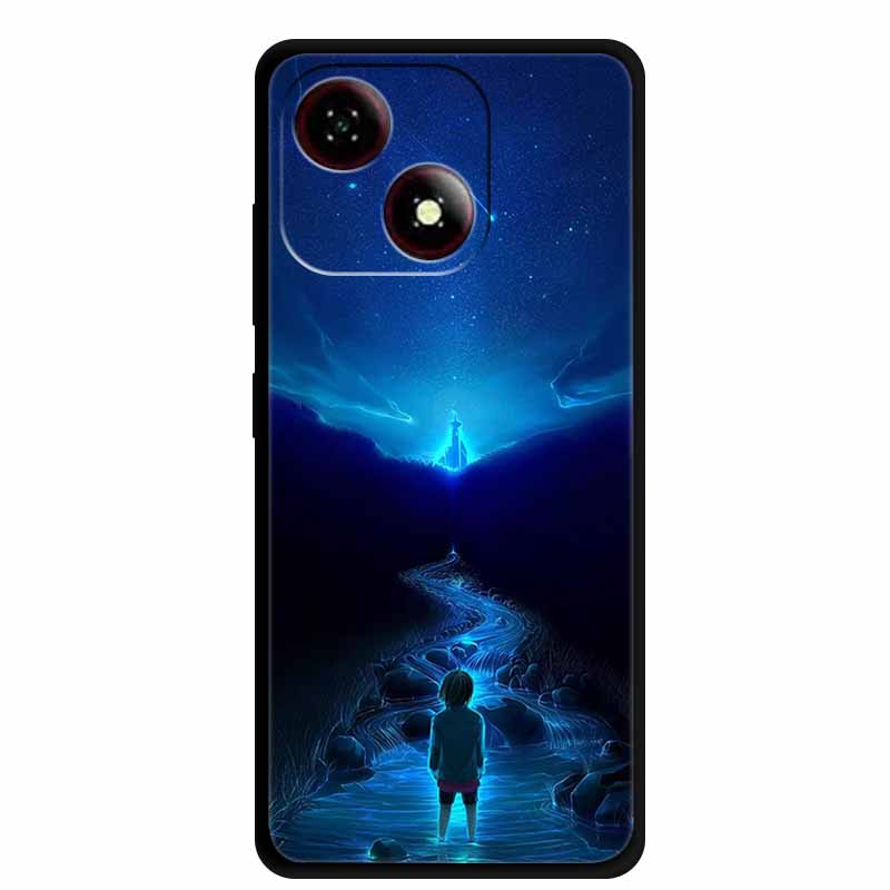 Θήκη για ZTE Blade A35e A 35 e A35 e Μαύρη Σιλικόνη Μαλακό Πίσω Κάλυμμα Θήκη για ZTE Blade A35E Θήκη Κινητού Z2466 Funda Καλύμματα