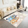 Bluey Bingo Adventure Carpet Perfect for Decorate room Entryway Dining Room Kitchen Antislip Carpet Decorate Offices Perfect Gift for Women/Men