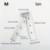 Stainless Steel Connector Door Hinge for Kitchen Cabinet Furniture Supplies Hidden Hinges Window Accessories Home Hardware