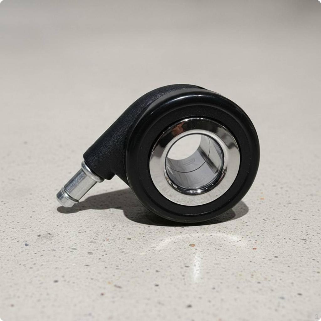 Noise Reducing Noiseless Swivel Caster Effortless Rolling Chair Wheel Set