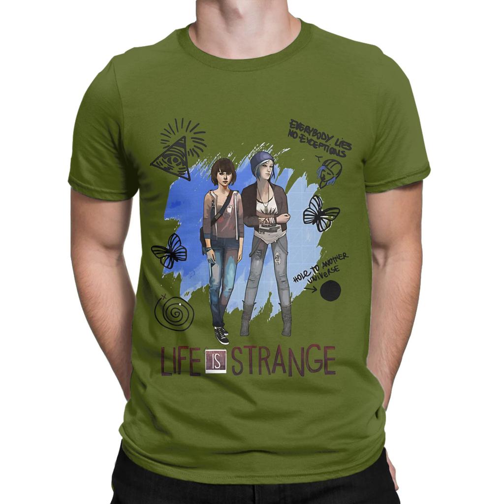 Life Is Strange blue Graphic 100 Cotton TShirt Life Is Strange Tees Tops For Unisex