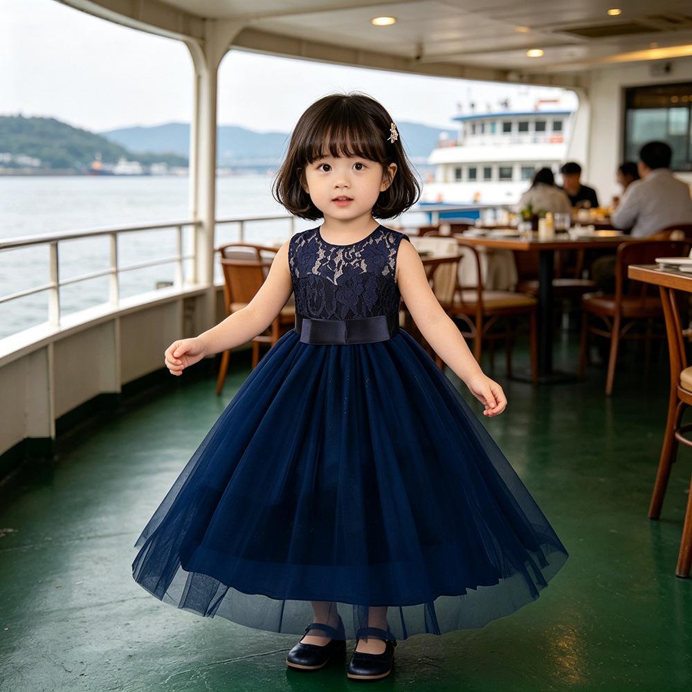 Mädchen Violine Klavier Auftrittskleid Prinzessin Fee Abendkleid für den Sommer
