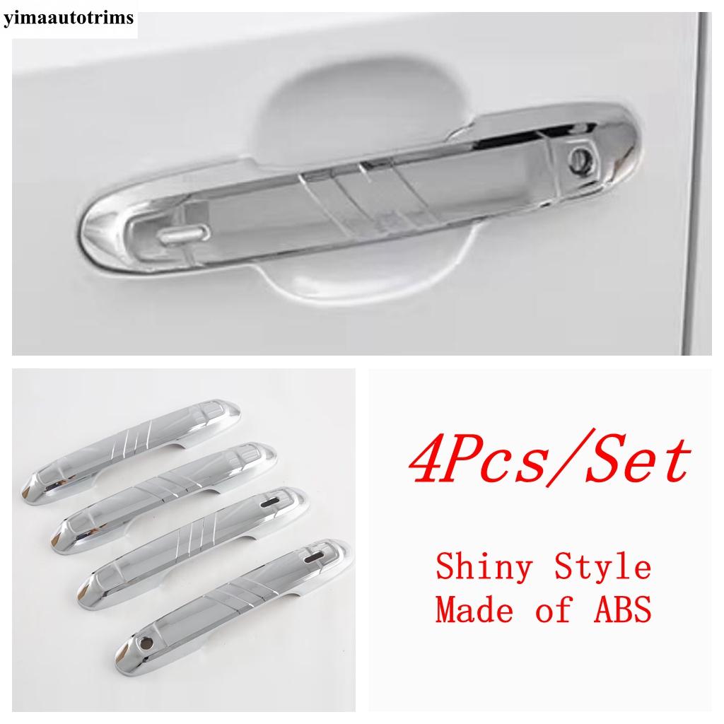 Car Door Handle Bowl Decoration Protection Cover Trim Carbon Fiber Accessories For Toyota Land Cruiser 250 Prado LC250 2024 2025