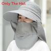 Sun Protection Cap For Women With Large Brim And Detachable Top For Summer Outdoor Activities