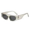 New retro small frame sunglasses for women's high-end fashion street sunglasses, European and American wide-leg sunglasses for women