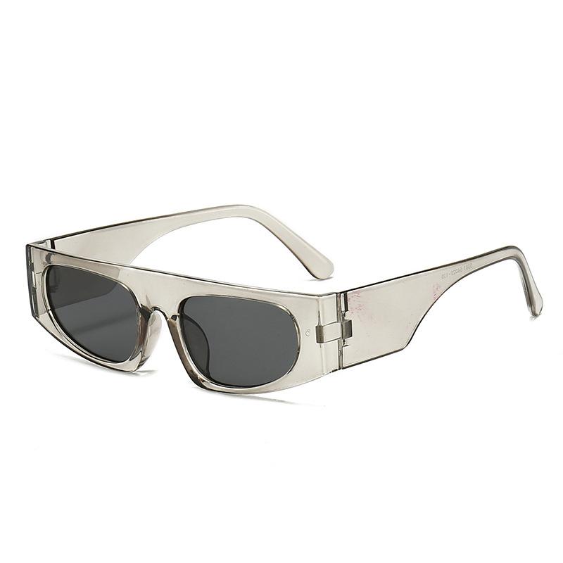 New retro small frame sunglasses for women's high-end fashion street sunglasses, European and American wide-leg sunglasses for women