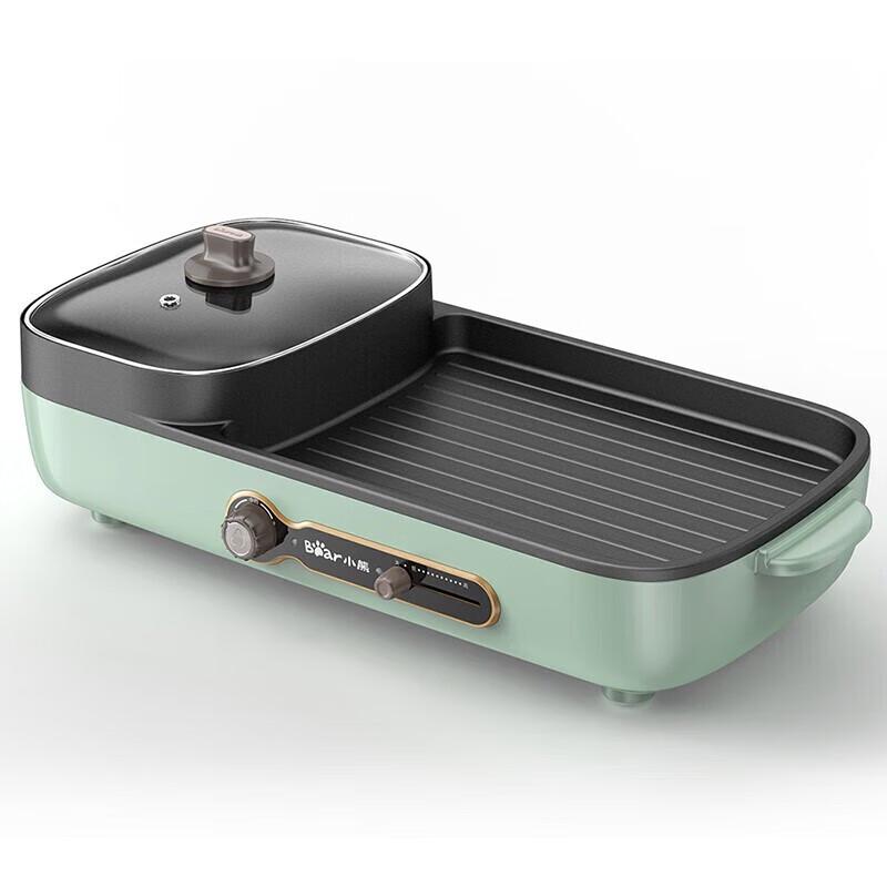 BEAR Elektrischer Grill und Hotpot Kombigerät CN-Stecker (Adapter enthalten)