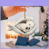 New Dreamy Angel Wings Car Mirror Accessory For Dog Lovers Festive Decoration