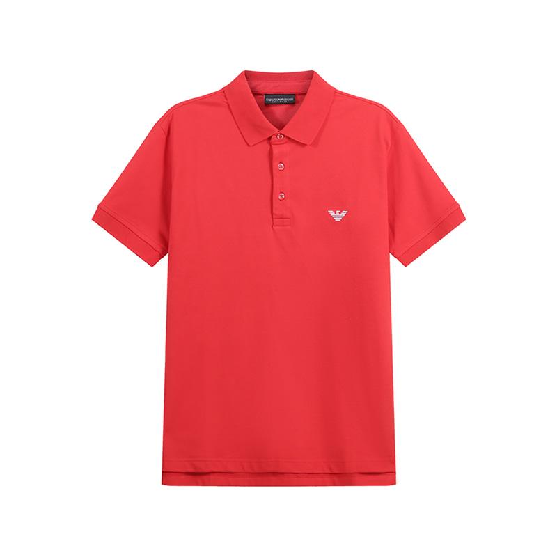 Emporio Armani Мужская футболка-поло с коротким рукавом и вышивкой логотипа-орла SS24 tops 211804-4R461-00774 S