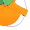 Dog Outdoor Hat Sun Protection Hat with Ear Hole Summer Cute Pet Cap for Small Dog Teddy Bear Pomeranian Orange