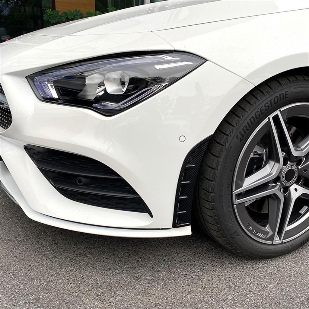 DUQYDM Arrière de Voitures Pare-Chocs spoile pour Mercedes Benz Classe CLA W118 C118 4D Liousine 2020-2021 Accessoires 1 Pairc ABS Air Vent Page Couverture Canard