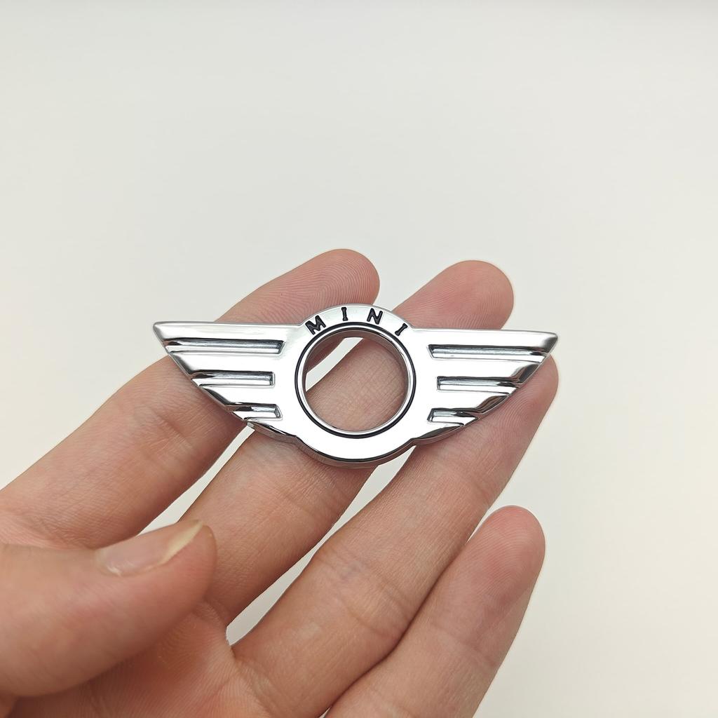 1 Stück Set mit Diamanten Metall Auto Türverriegelungsstift Flügel Emblem Abzeichen Aufkleber Abdeckung für Mini Cooper S F54 F55 F56 F60 R55 usw.