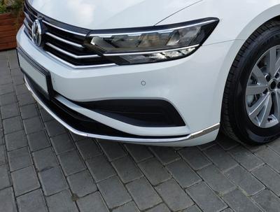 Ön tampon balataları (2019-2025, 3 adet, paslanmaz) Carmos - Volkswagen Passat B8 için Türk çeliği
