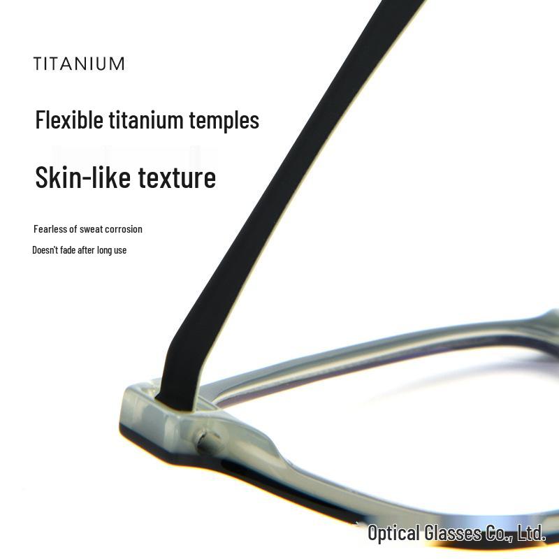 Danyang 99006T Ultra-Light Titanium Glasses - High Power, Small Frame Myopia Eyeglasses for Men & Women