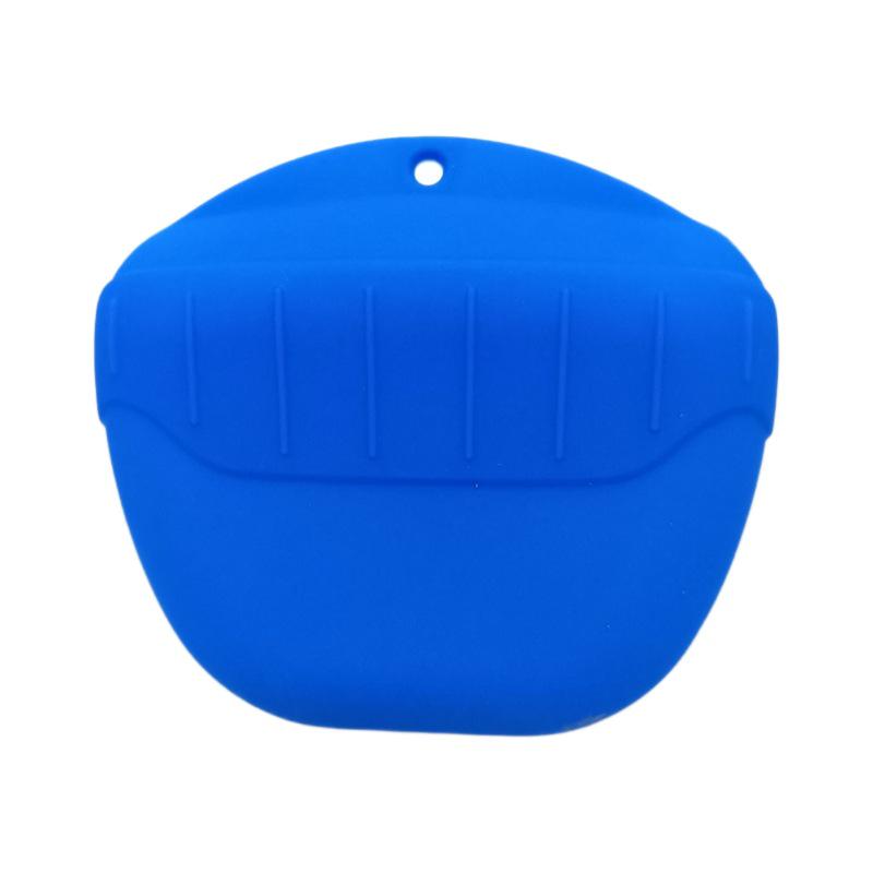 Silicone Pet Treat Training Waist Pouch - Portable Outdoor Dog Food Bag