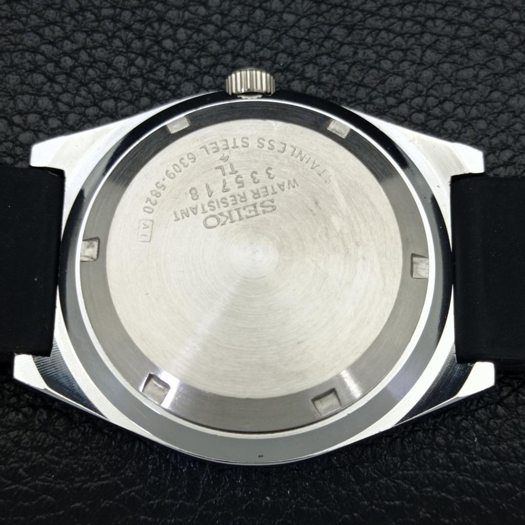 REFURBISHED AUTOMATIC SEIKO 5 MENS WATCH JAPAN MADE BLACK DIAL CUSTOM A440053-2 QV90-a440053